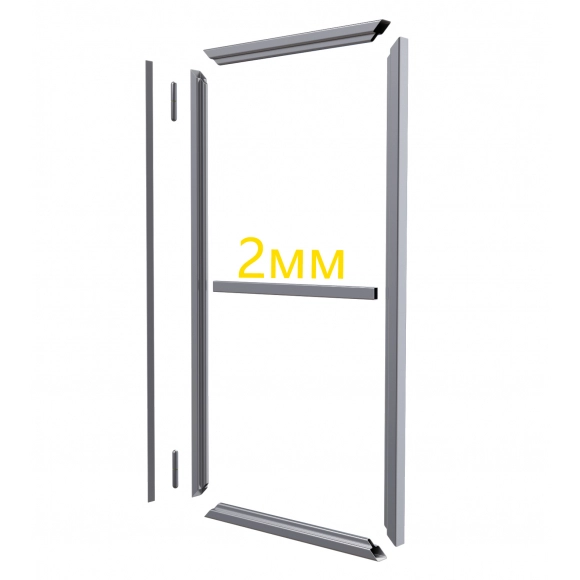 Комплект калитки из т-профиля под ваш размер